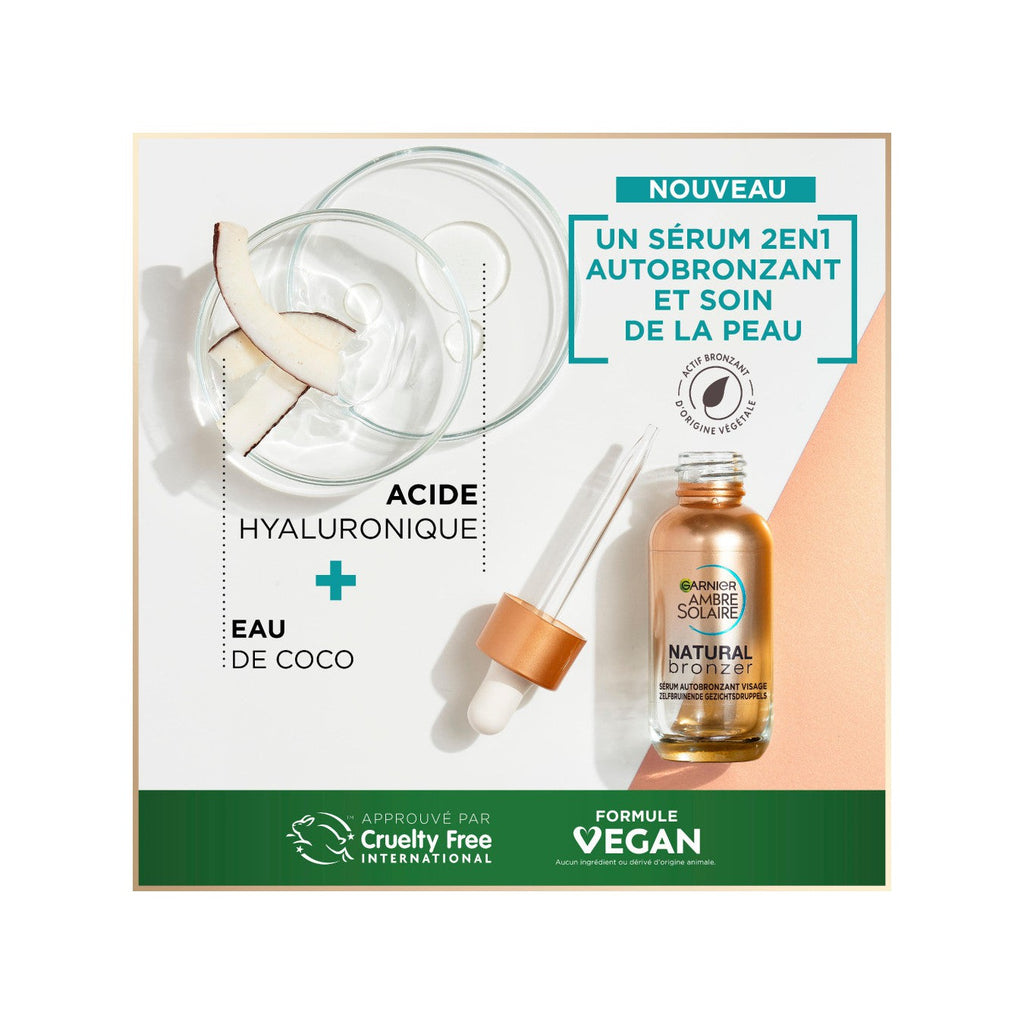Ambre Solaire - Sérum Autobronzant Visage