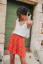 Jupe Edma Liseron Corail