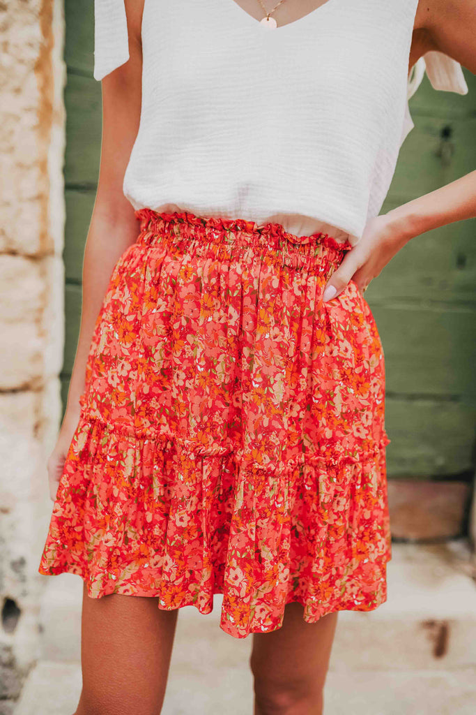 Jupe Edma Liseron Corail