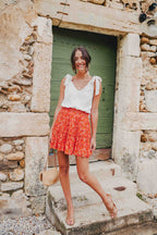 Jupe Edma Liseron Corail