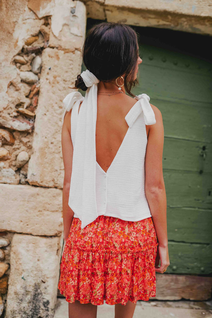 Jupe Edma Liseron Corail