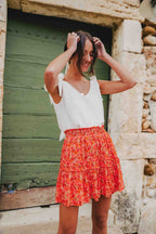 Jupe Edma Liseron Corail