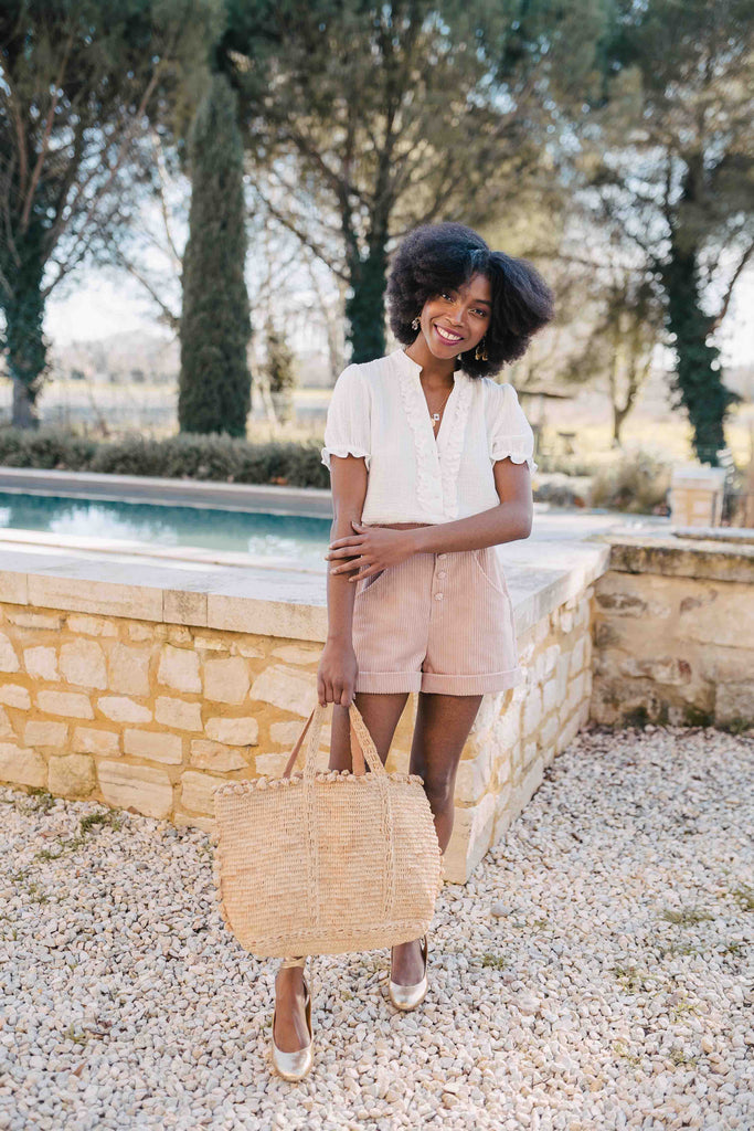 Blouse Leila Blanc Coton