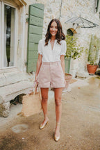 Blouse Leila Blanc Coton