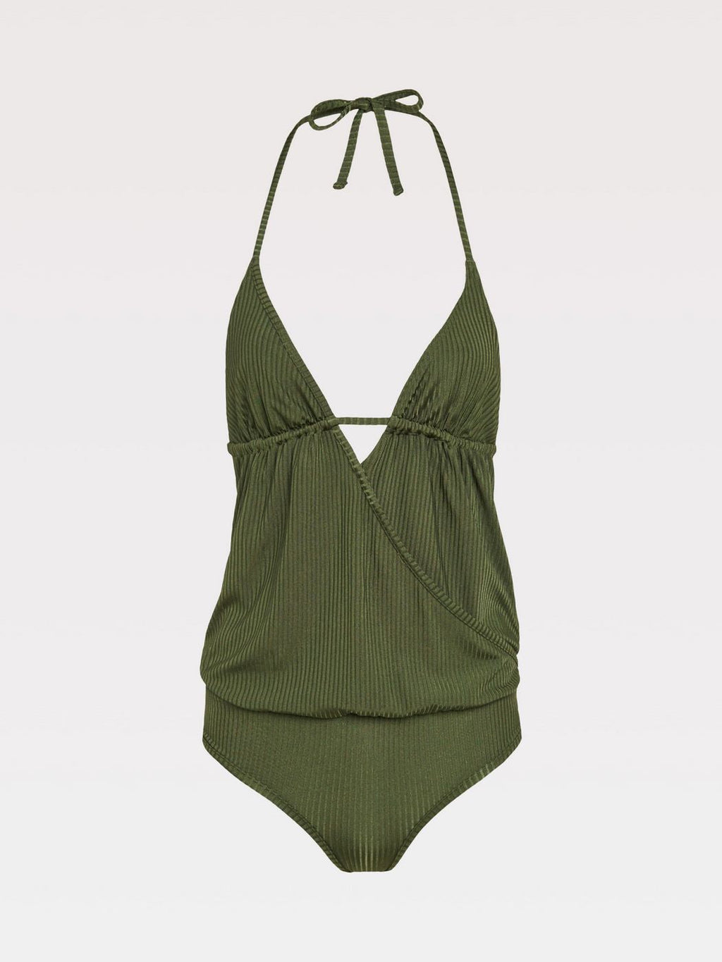 Maillot Une Pièce Jane - Kaki Folk