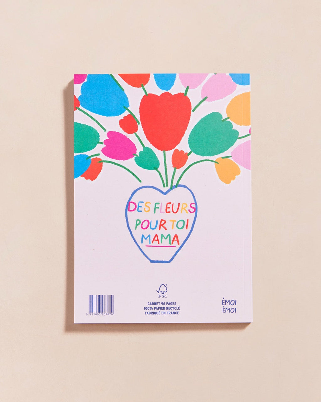 Le Carnet L'Amour Extra Frais En Papier Recyclé - Multicolore