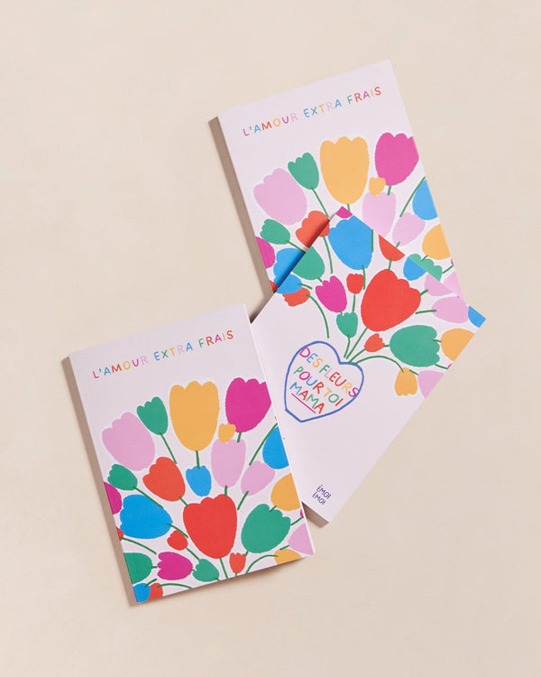 Le Carnet L'Amour Extra Frais En Papier Recyclé - Multicolore