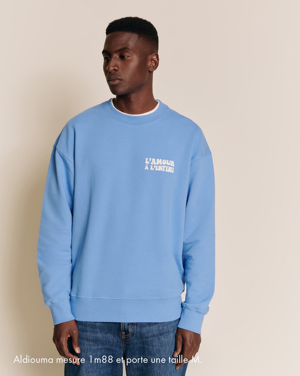 Le Sweat L'Amour À L'Infini Homme - Bleu