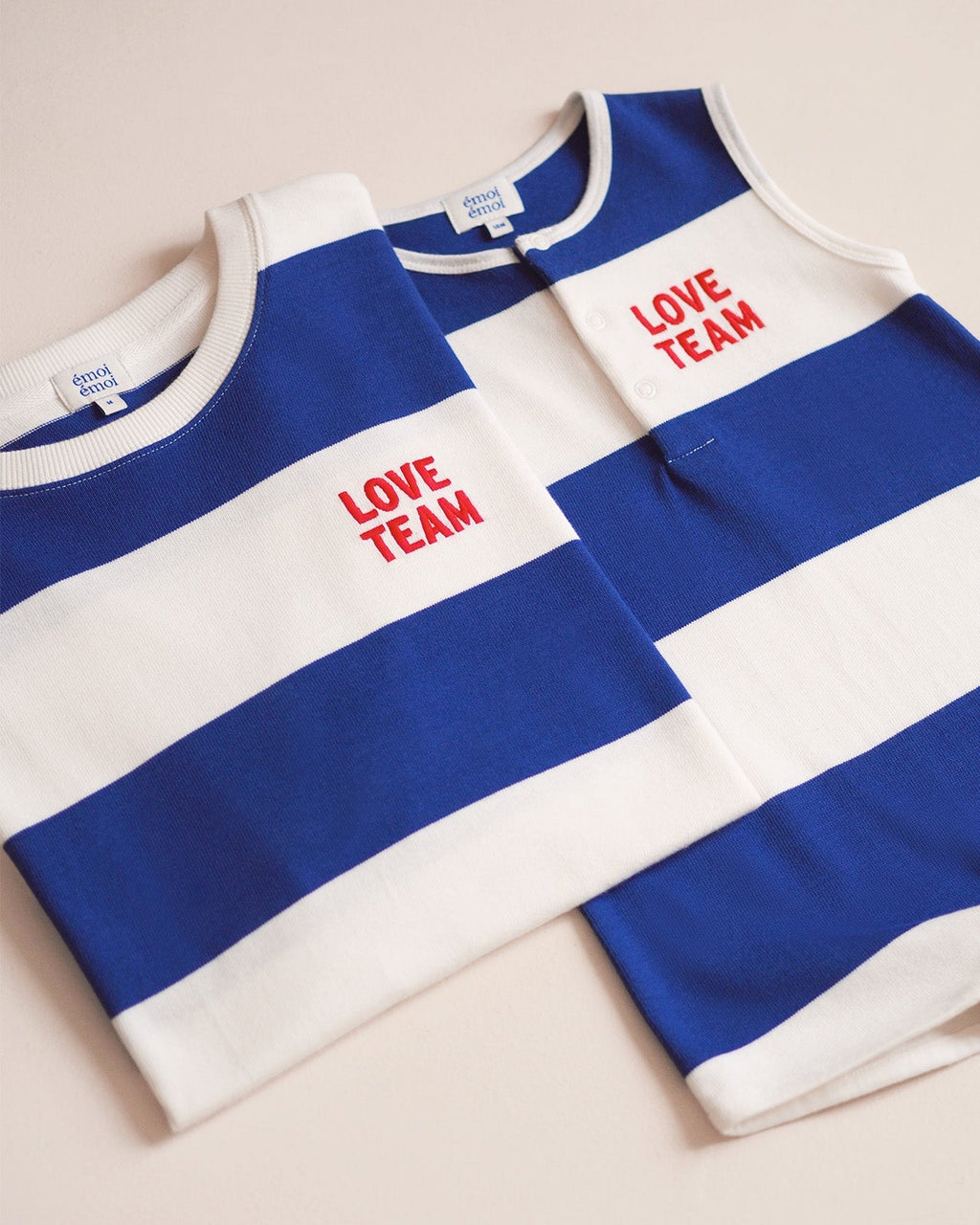La Combinaison Claudette Love Team En Coton Bio - Bleu