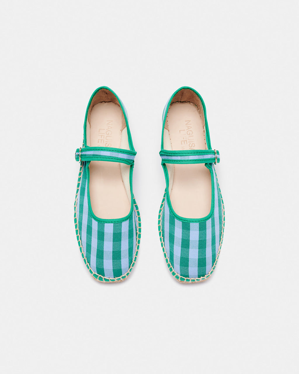 Espadrilles Peonia Cuadros Verdes