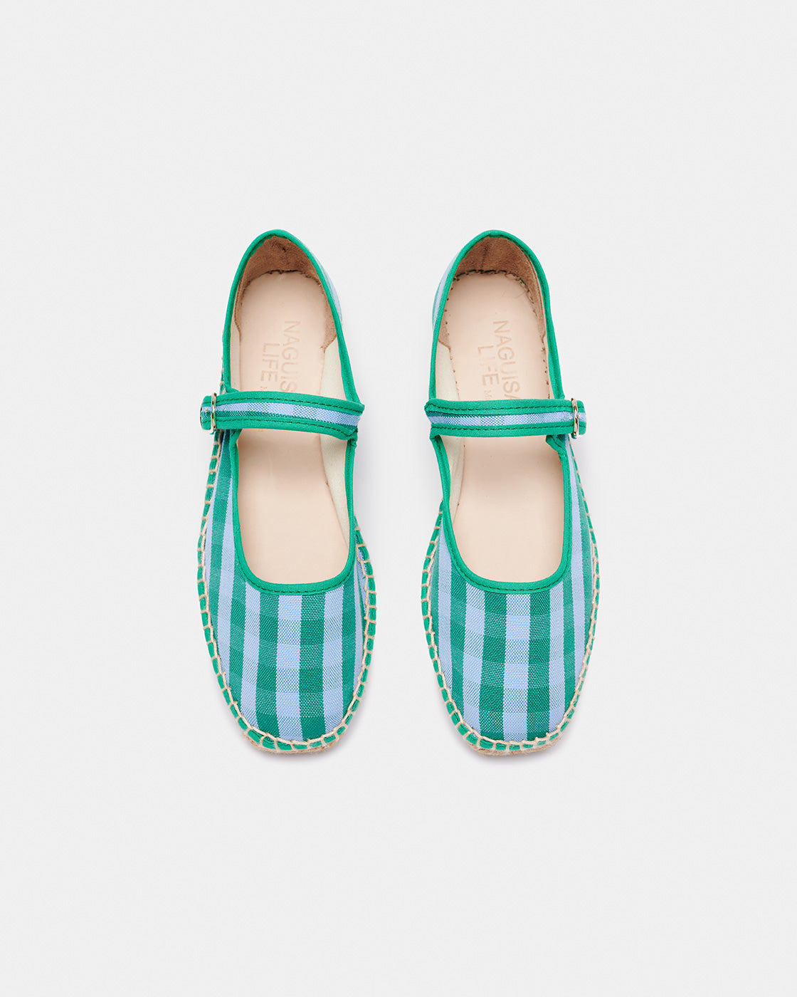 Espadrilles Peonia Cuadros Verdes