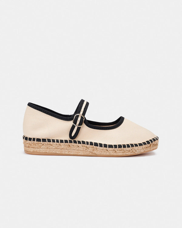 Espadrilles Peonia Crudo-Negro