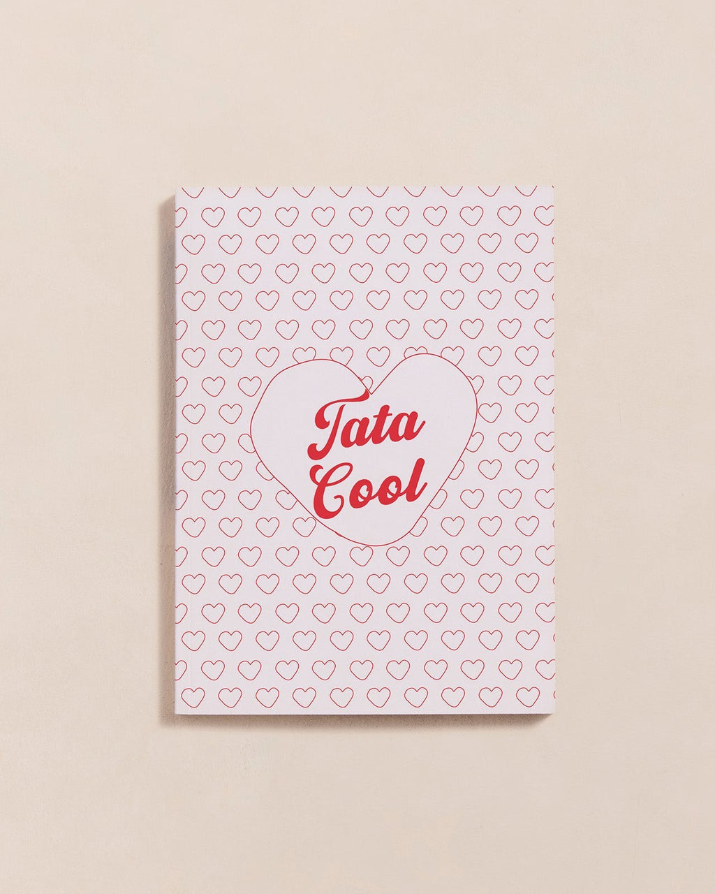 Le Carnet Tata Cool - Cœurs Rouges