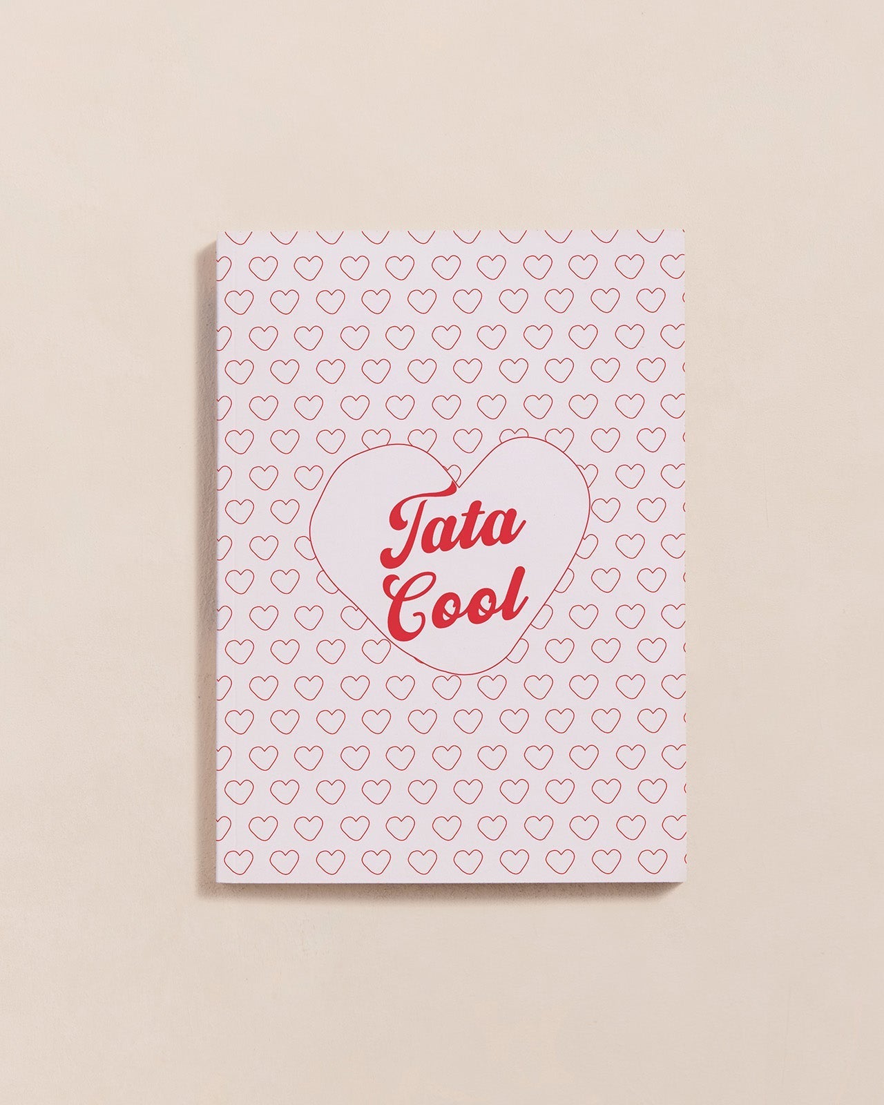 Le Carnet Tata Cool - Cœurs Rouges