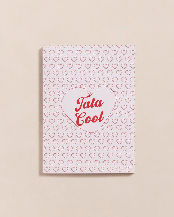 Le Carnet Tata Cool - Cœurs Rouges