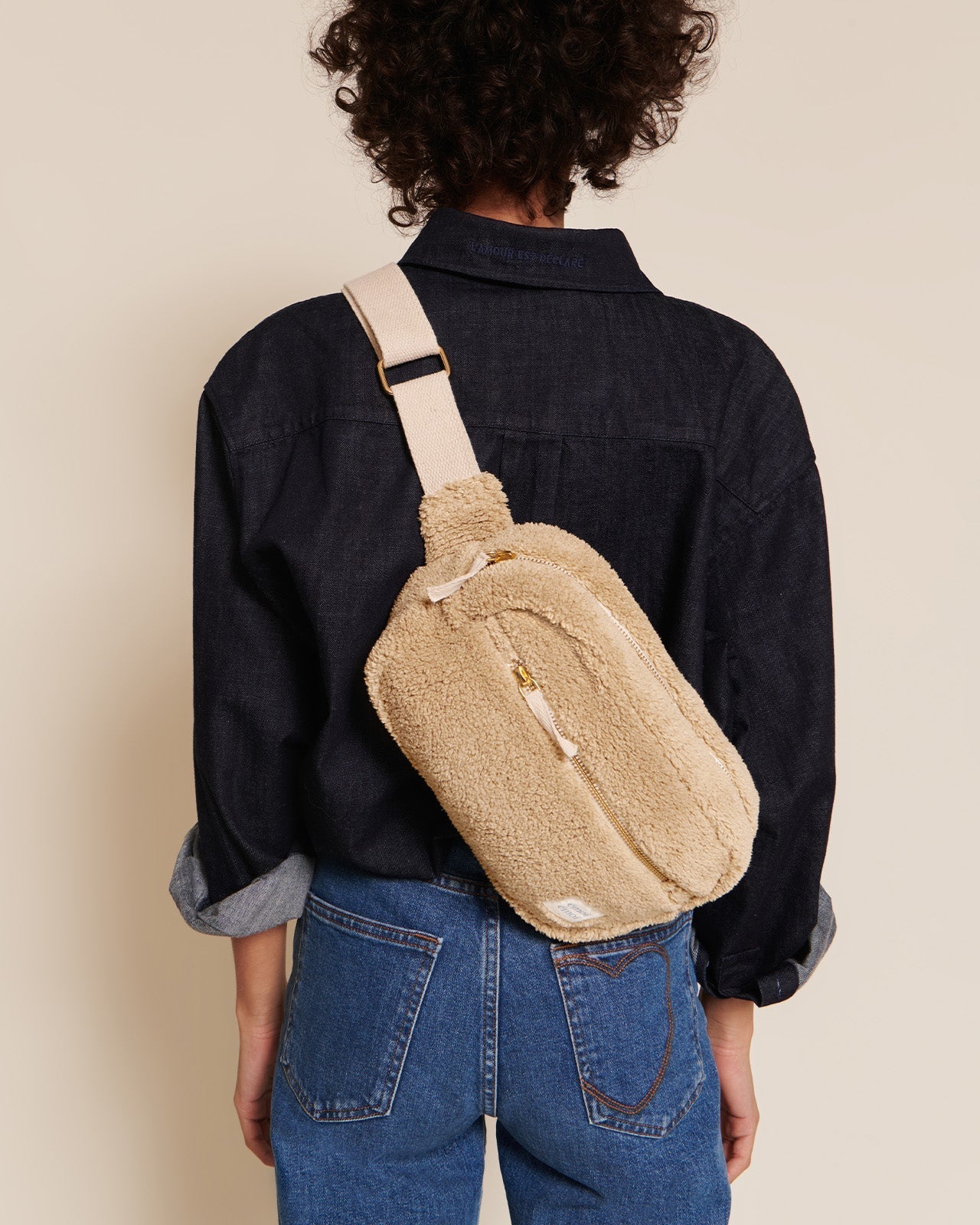 La Banane Babette En Moumoute - Beige