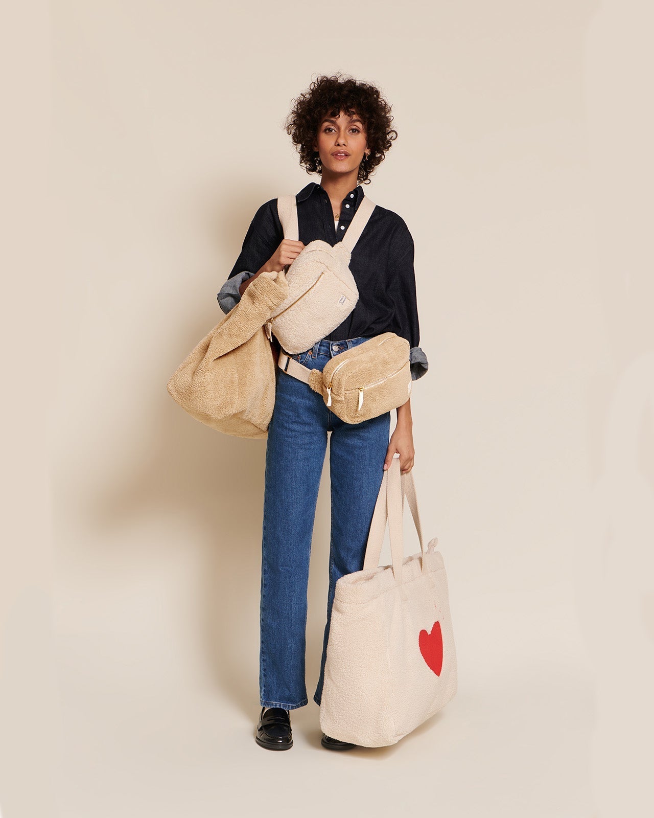 La Banane Babette En Moumoute - Beige