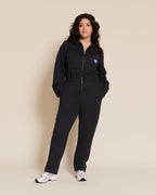 La Combipantalon Salomé En Coton Bio - Bleu Nuit