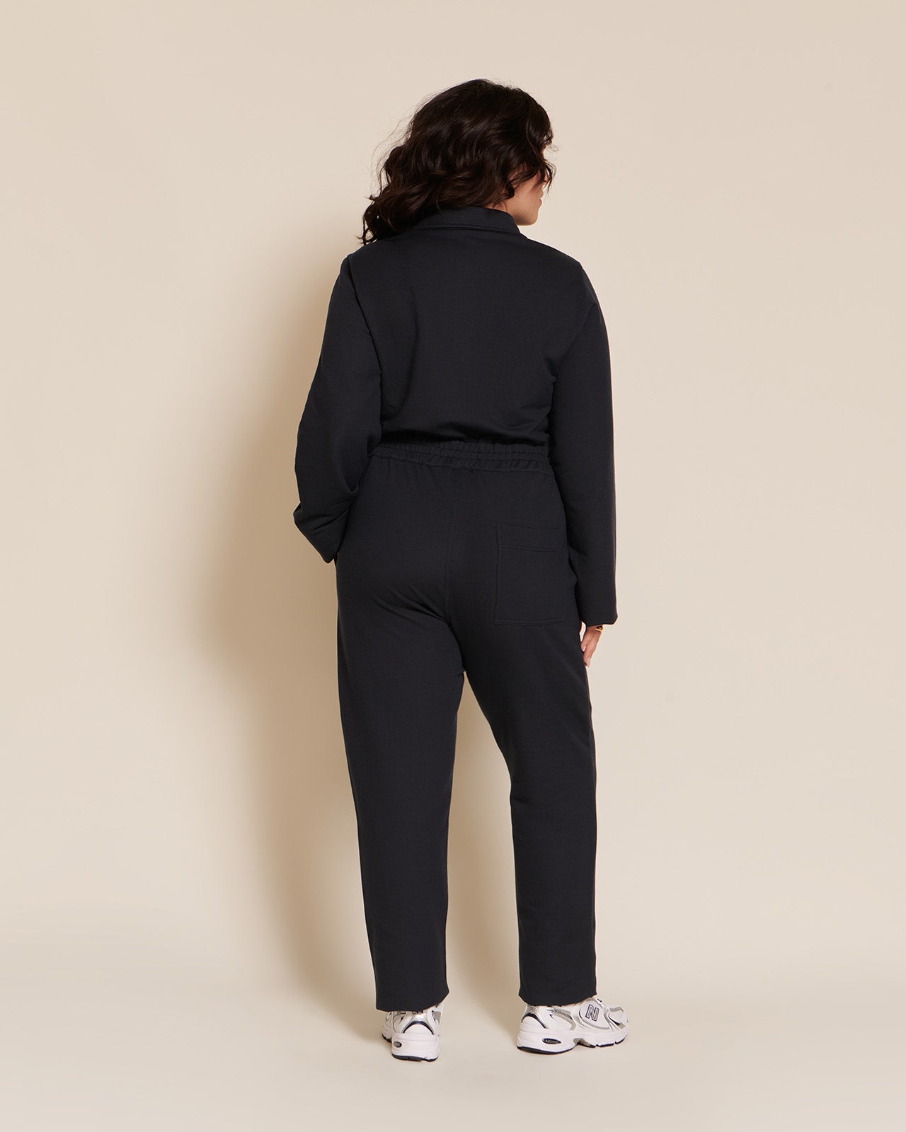 La Combipantalon Salomé En Coton Bio - Bleu Nuit