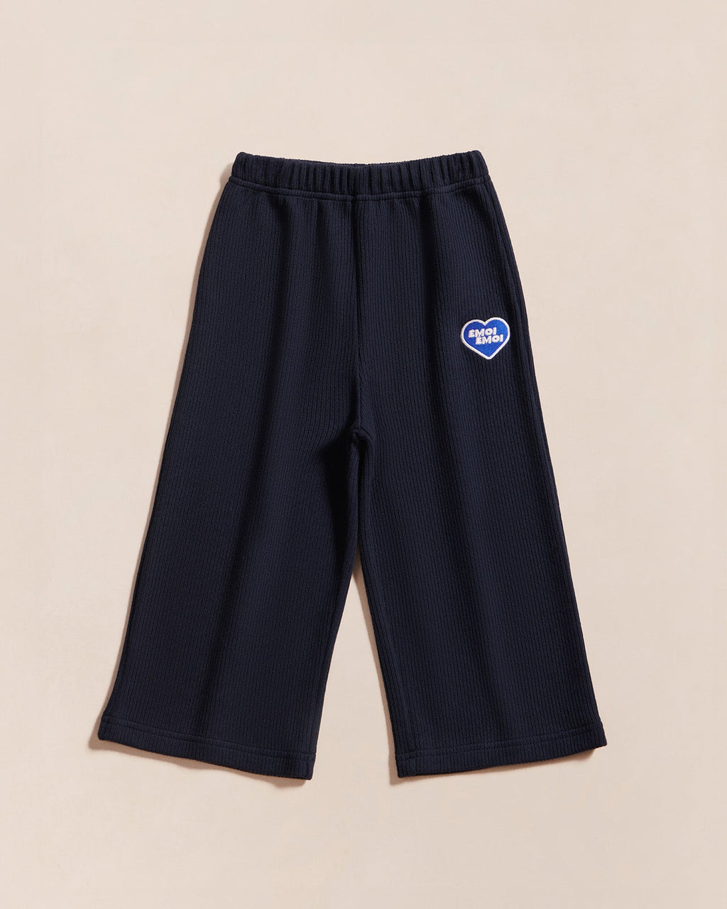 Le Pantalon Palou En Coton Bio Côtelé - Bleu Nuit