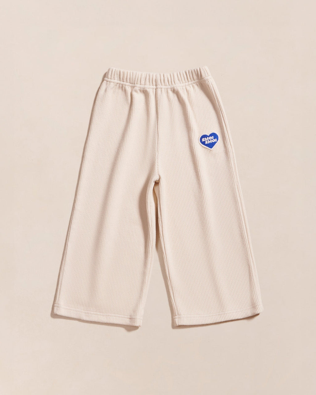 Le Pantalon Palou En Coton Bio Côtelé - Craie