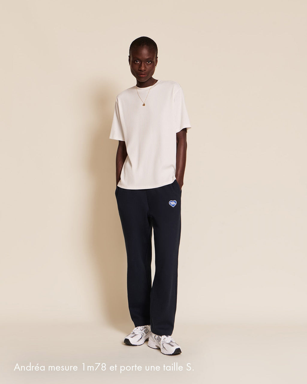 Le Pantalon Phoenix Unisexe En Coton Bio Côtelé - Bleu Nuit