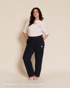 Le Pantalon Phoenix Unisexe En Coton Bio Côtelé - Bleu Nuit
