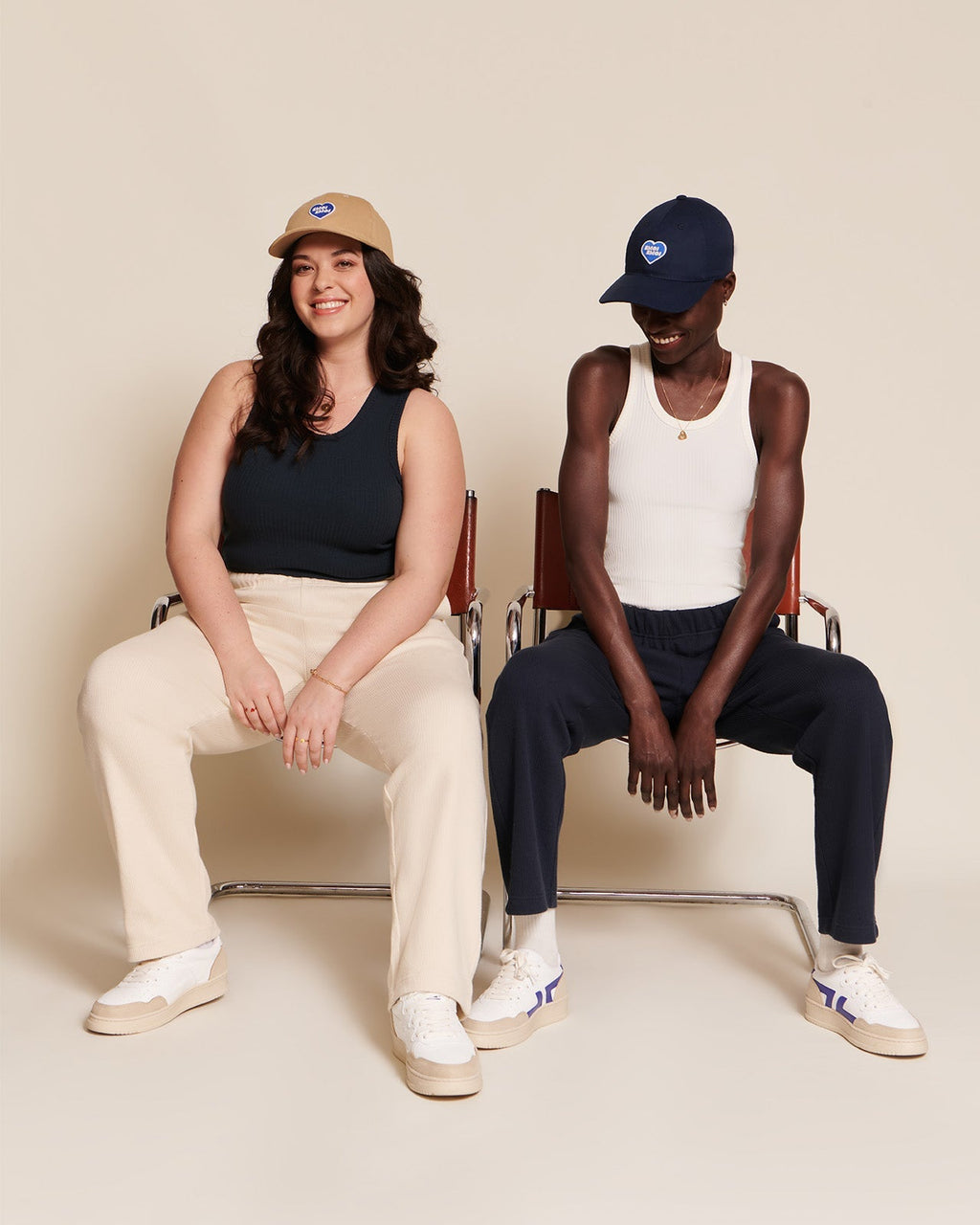 Le Pantalon Phoenix Unisexe En Coton Bio Côtelé - Craie