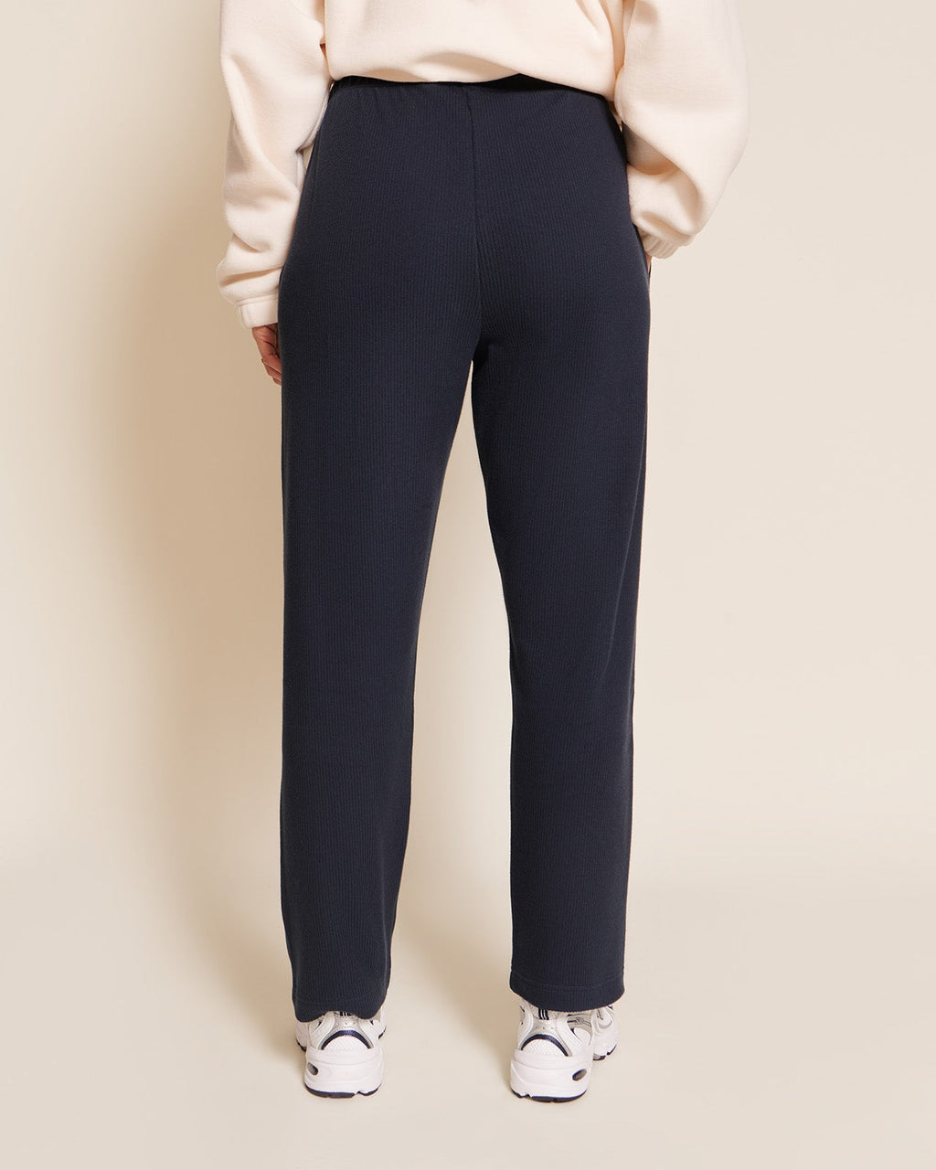 Le Pantalon Phoenix Unisexe En Coton Bio Côtelé - Bleu Nuit