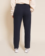 Le Pantalon Phoenix Unisexe En Coton Bio Côtelé - Bleu Nuit
