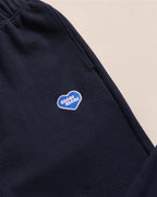 Le Pantalon Phoenix Unisexe En Coton Bio Côtelé - Bleu Nuit