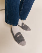 Les Chaussons Papa Cool Gris - Angarde X Émoi Émoi