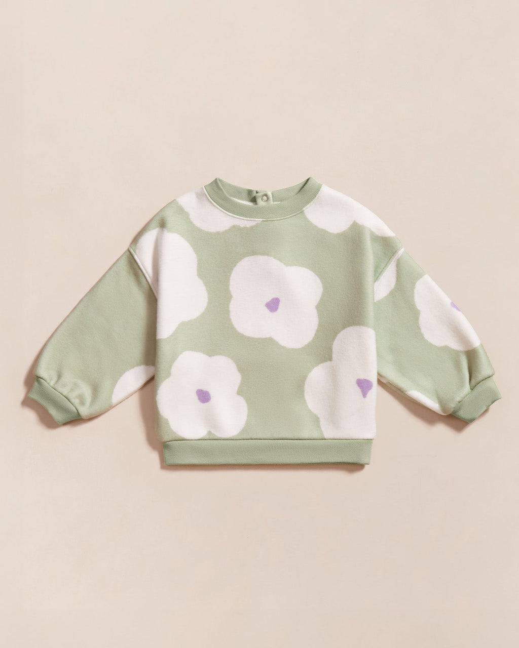 Le Sweat Sam En Polaire Recyclée - Anémones Nuages