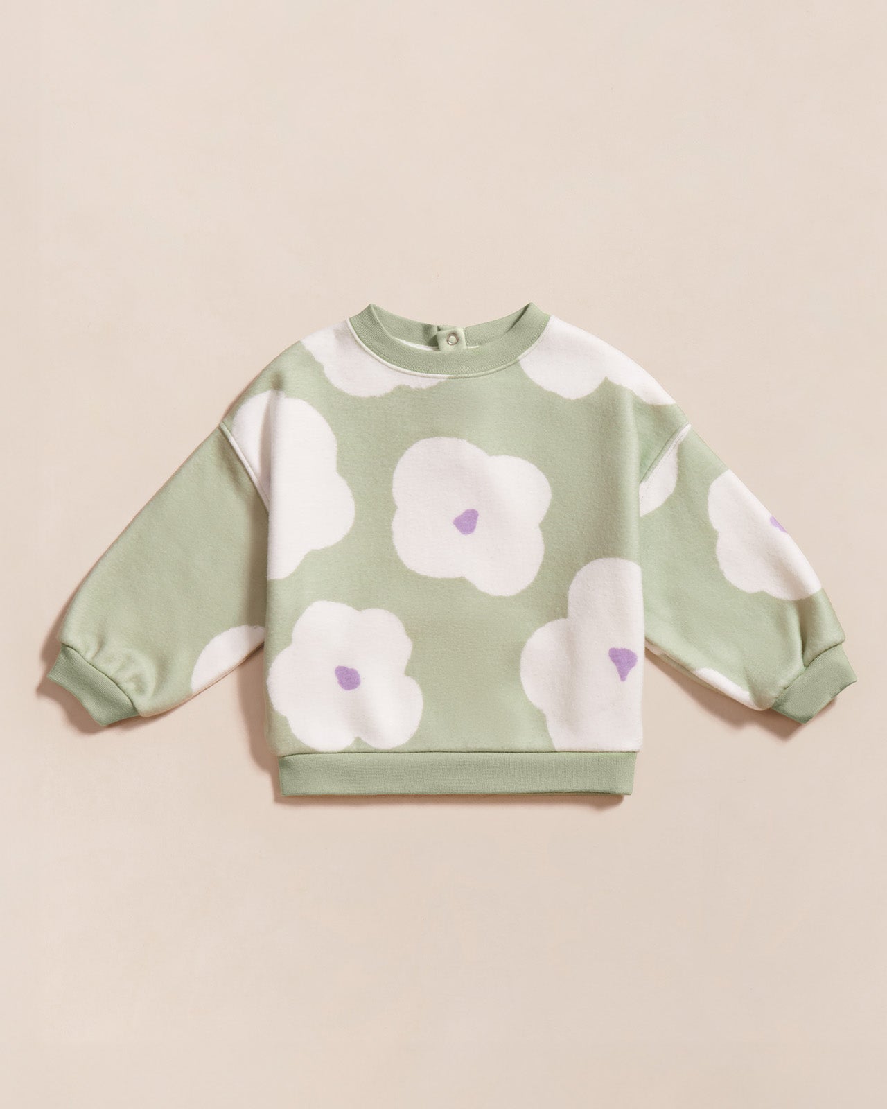 Le Sweat Sam En Polaire Recyclée - Anémones Nuages