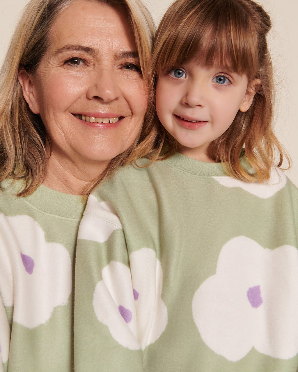 Le Sweat Sam En Polaire Recyclée - Anémones Nuages