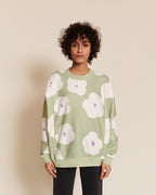 Le Sweat D'Allaitement Silke En Polaire Recyclée - Anémones Nuages