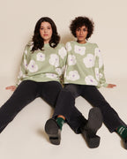 Le Sweat D'Allaitement Silke En Polaire Recyclée - Anémones Nuages