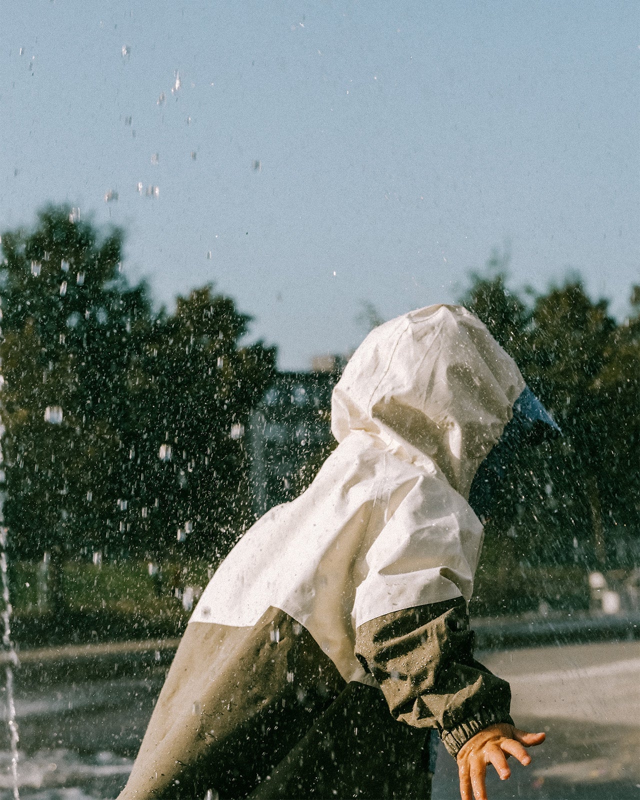 La Cape De Pluie Kaki Enfant - Flotte X Émoi Émoi
