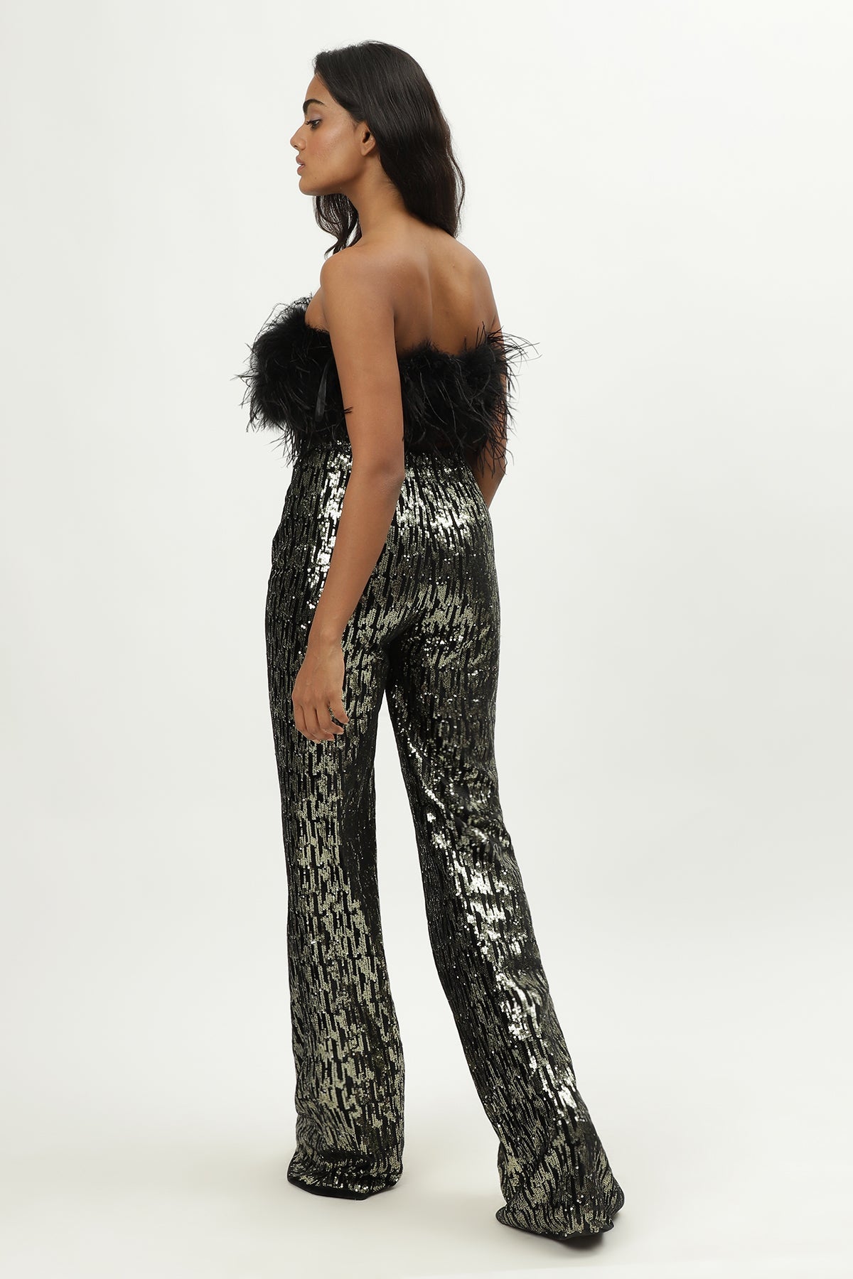 Pantalon Nadia - Sequins Dore
