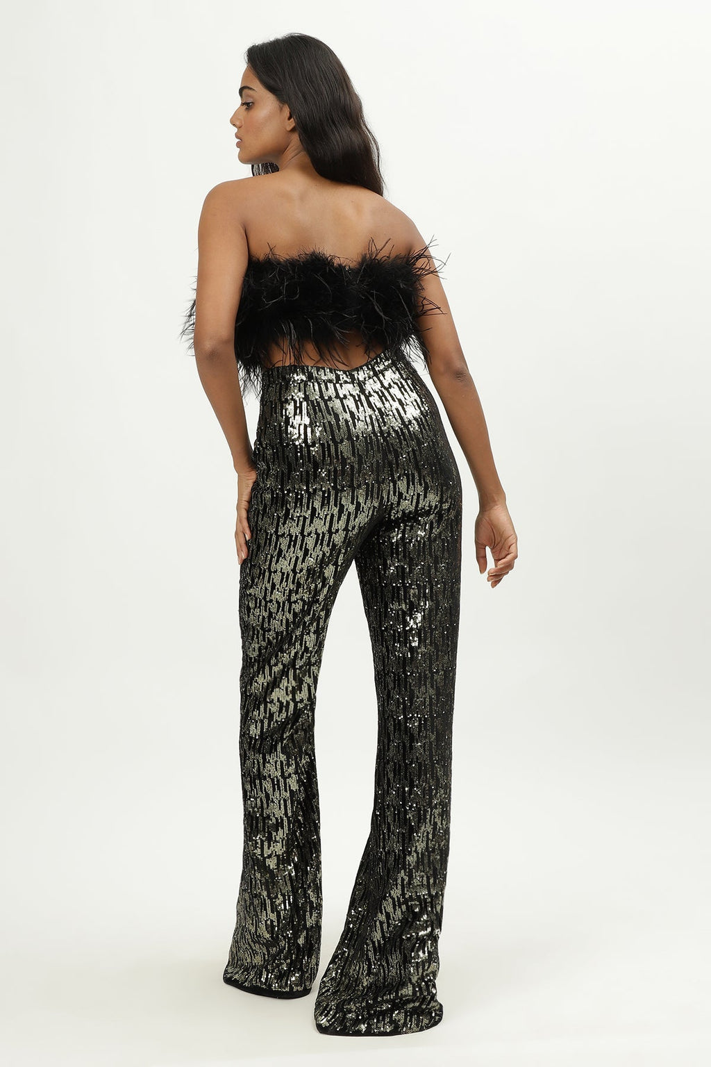 Pantalon Nadia - Sequins Dore