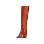 Bottes - Sergio Rossi Leather Heel  - Orange