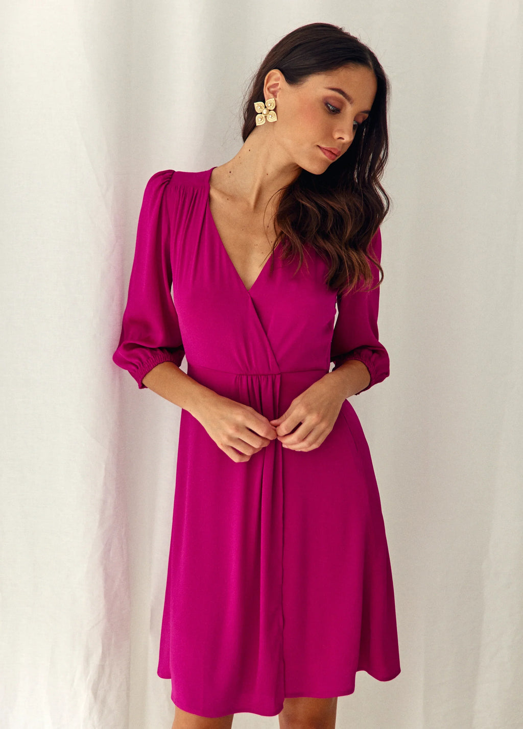 Robe Teodora Magenta Violine