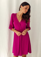 Robe Teodora Magenta Violine