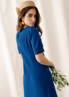 Robe Béryl Bleue De Prusse