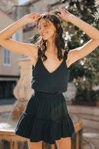 Débardeur Paola Noir Coton