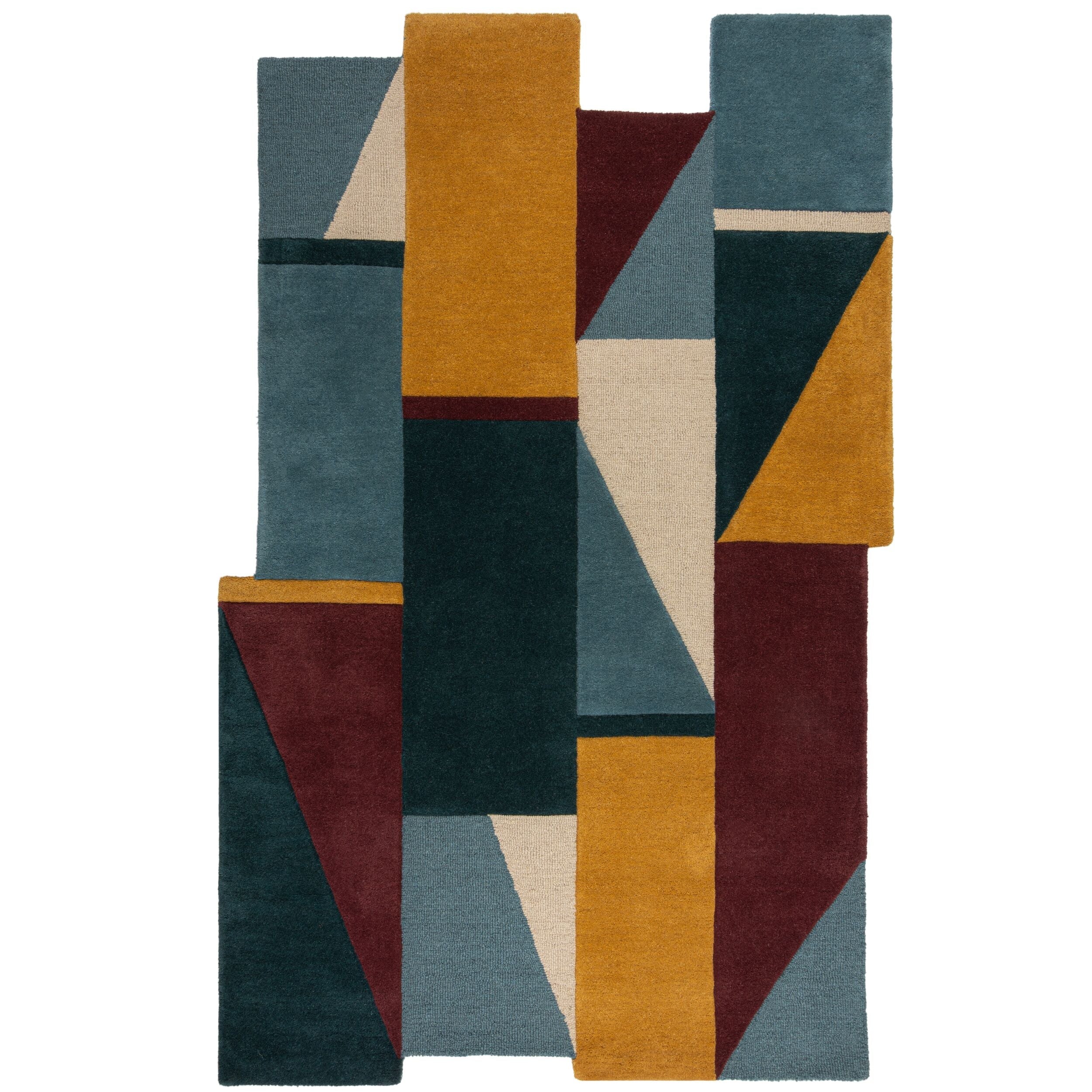 tapis shuffle sur fond blanc #couleur_multicolore