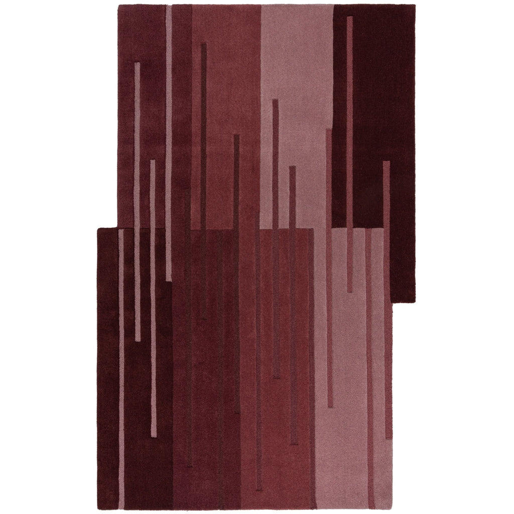 Split Ombre - Tapis Rouge En Laine