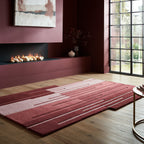 Split Ombre - Tapis Rouge En Laine