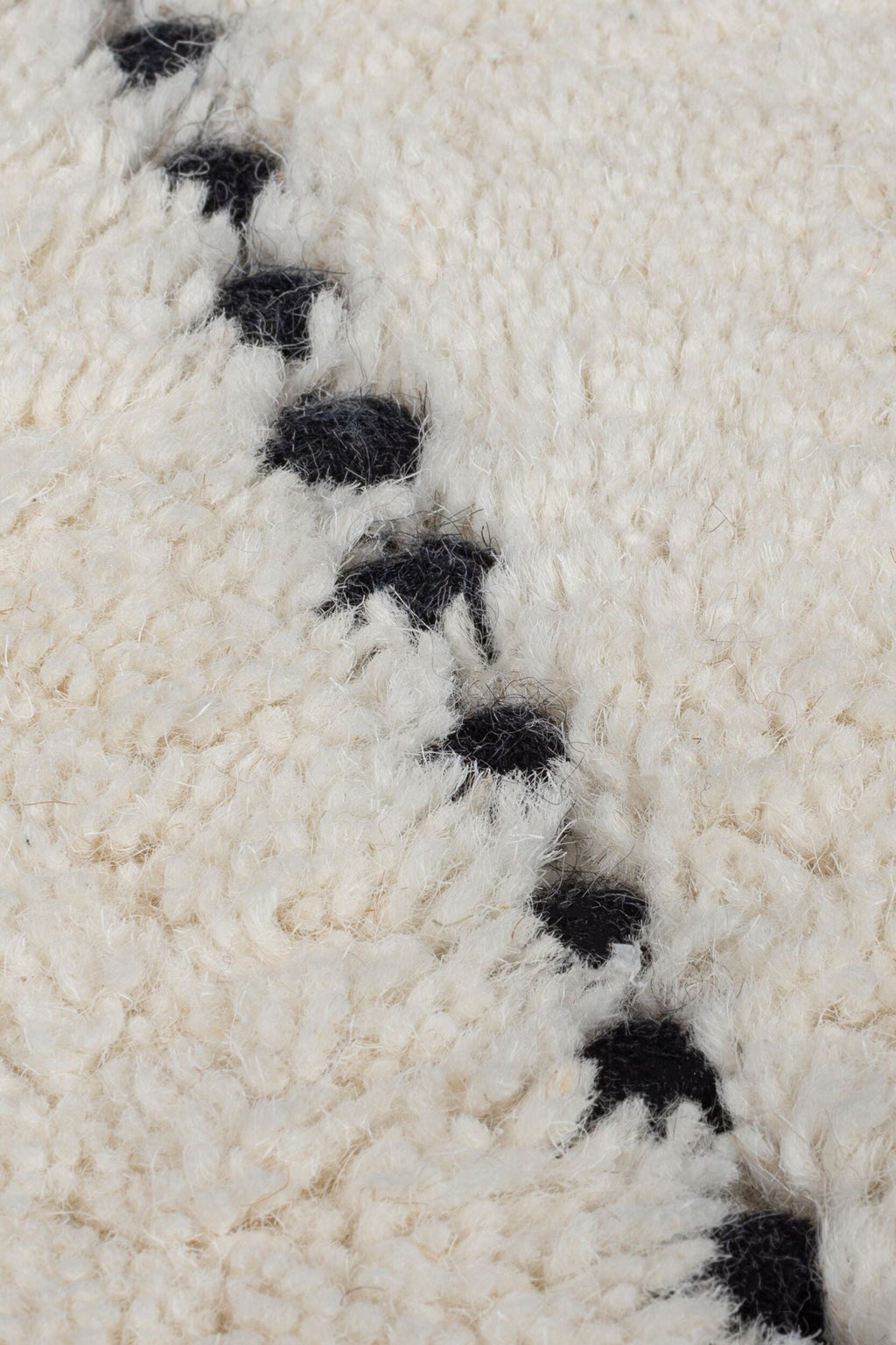 Dottie Geometric - Tapis En Laine Noir