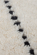 Dottie Geometric - Tapis En Laine Noir